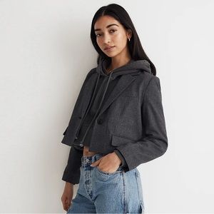 Madewell Sutter Crop Blazer
